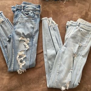 (2) American eagle jeans